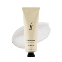 Front view of Koyuji Gum Care Salt Toothpaste tube