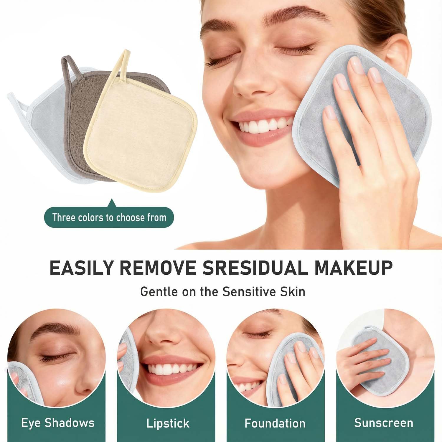 KPX makeup remover cloths in a travel bag