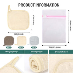 Close up of KPX microfiber cloth texture for gentle cleansing