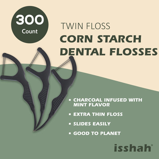 Kraft paper box packaging for the dental floss picks