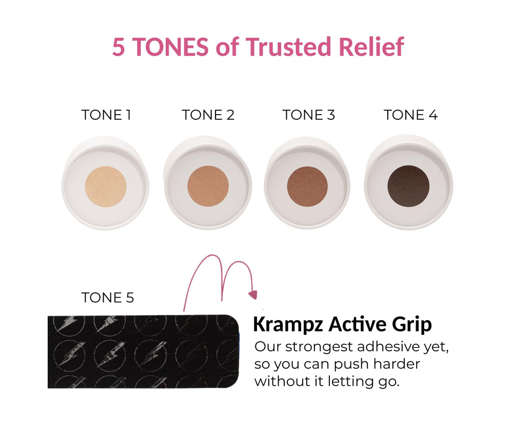 Krampz patches carry Informed Choice certification for quality assurance.
