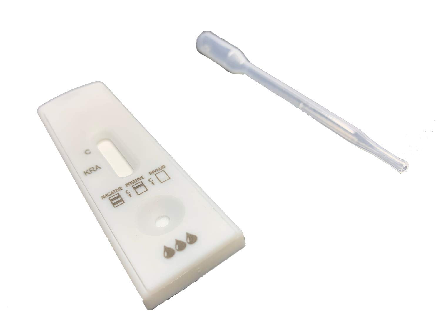 Kratom urine test cartridge kit packaging and components