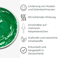 Pack shot of Kräuterhof Horse Balm with 500 ml container