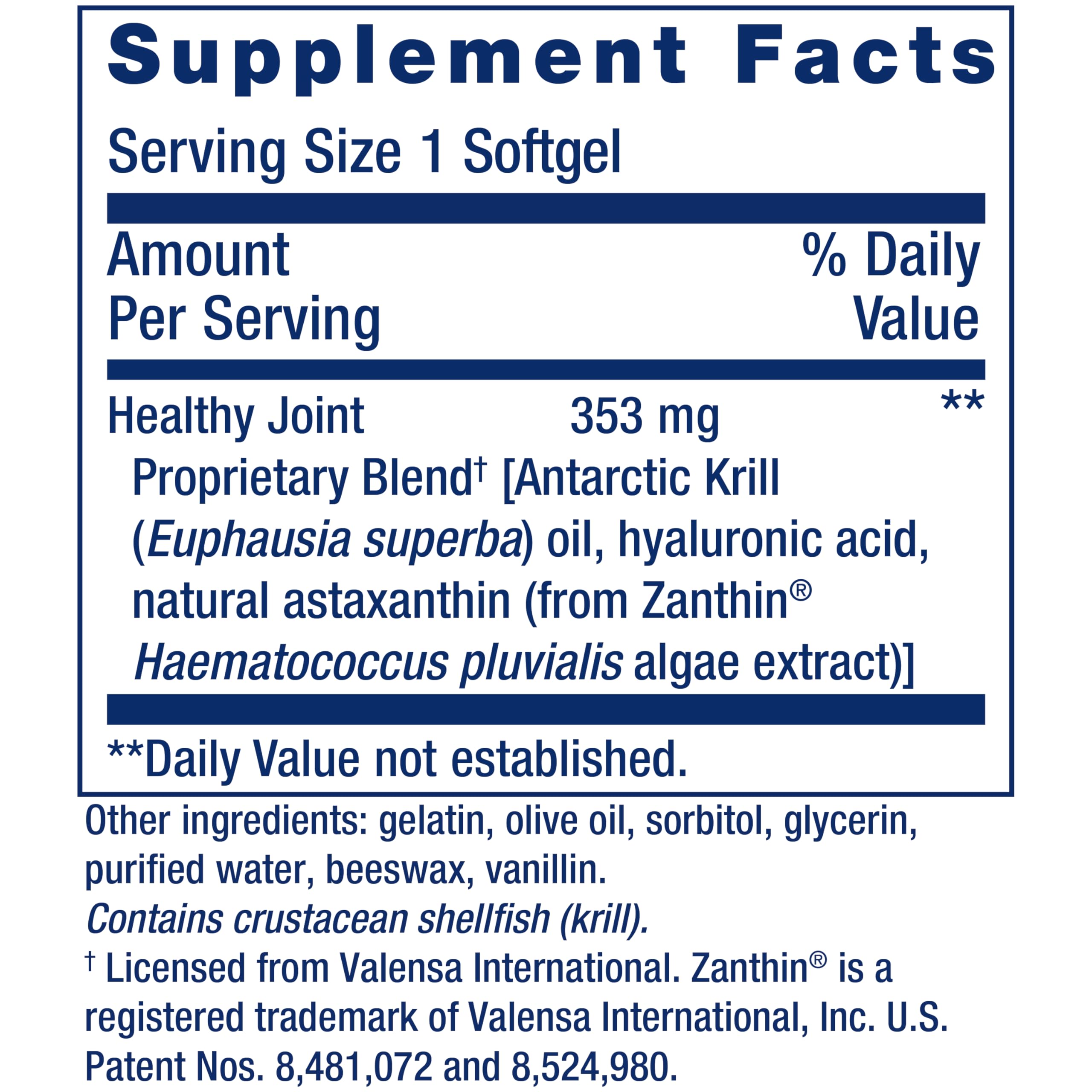 Krill oil benefits for joint health