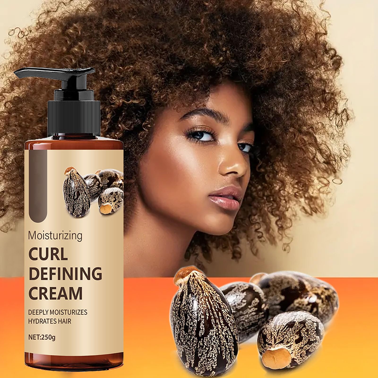 Krmspe curl defining cream application on wavy hair for enhanced texture and hold.