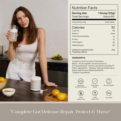 Front bottle image of KROMA Dairy-Free Colostrum Powder
