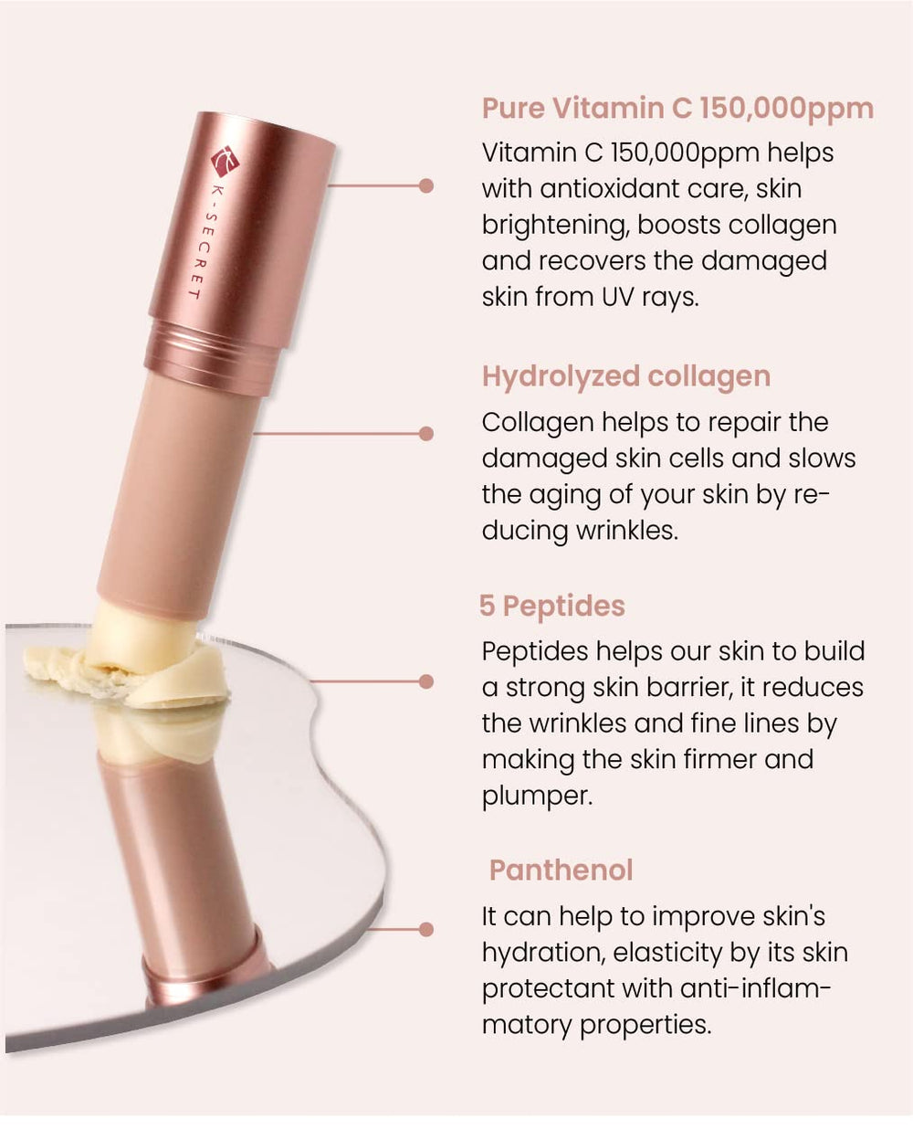 Application moment showing balm on skin