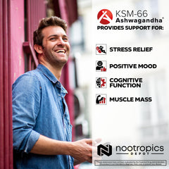 Nootropics Depot packaging and label on bottle