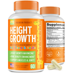 KTD BIOLABS Height Growth Maximizer bottle label
