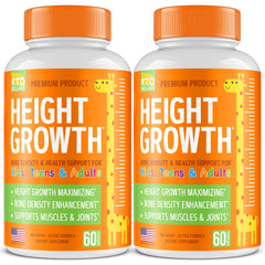 KTD BIOLABS Height Growth Maximizer bottle front shows natural height support