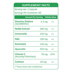 KUAFLY DAO enzyme capsules for histamine support