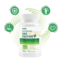 Ingredients including quercetin and vitamin C for DAO function