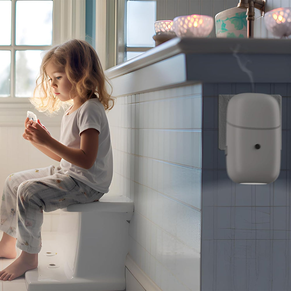 Kuandawei waterless diffuser close-up of nebulizer mist for direct essential oil diffusion