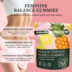 Kuasarvita vegan and gluten-free ingredients for vaginal probiotics gummies