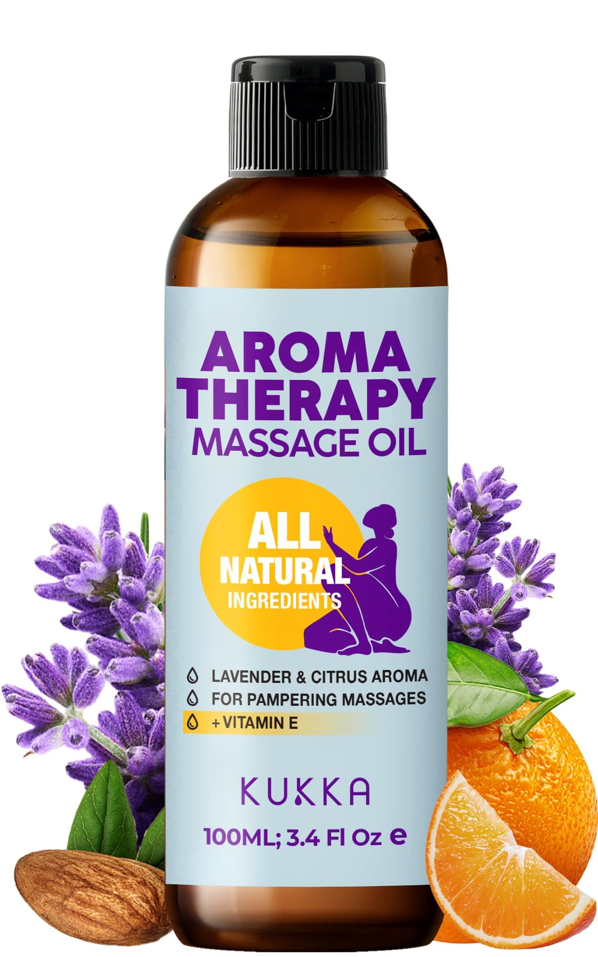 KUKKA Aromatherapy Massage Oil 100ml bottle