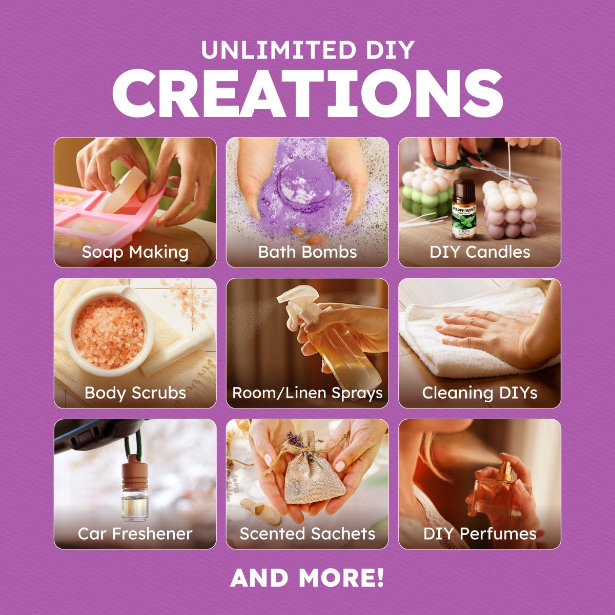 KUKKA citrus blend diffuser image highlighting fresh scent for living spaces.