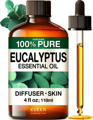 KUKKA Eucalyptus essential oil bottle 4 oz