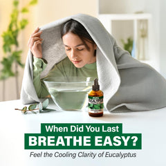 Diffuser with eucalyptus essential oil