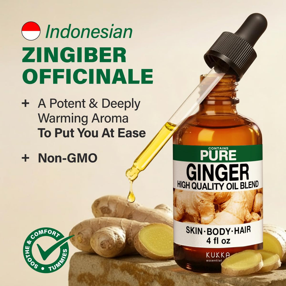 Ginger oil for skin hydration and nourishment