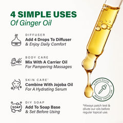 Ginger essential oil for soap making and DIY crafts