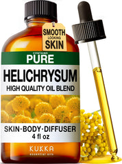 KUKKA Helichrysum essential oil 4 oz bottle on display