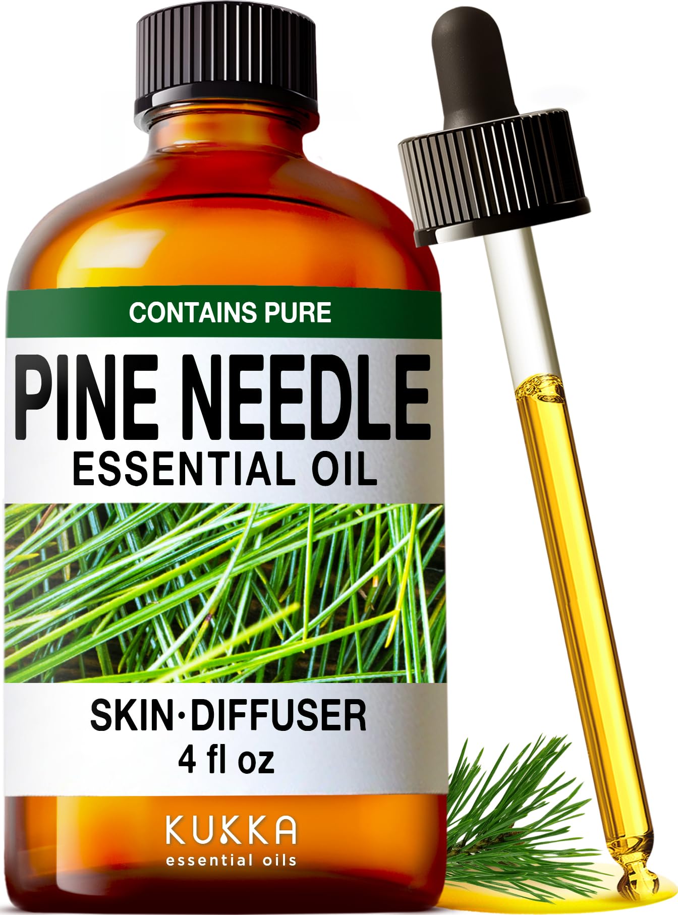Kukka Pine essential oil for diffuser bottle 4 oz