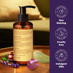 Lifestyle image of relaxing spa scene with KUKKA Relax Massage Oil