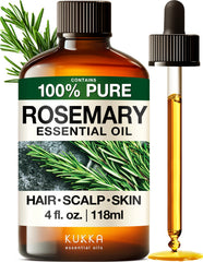KUKKA Rosemary essential oils 4oz bottle front view