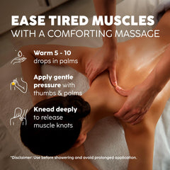 Spa-like setting with Kukka massage oil and towels
