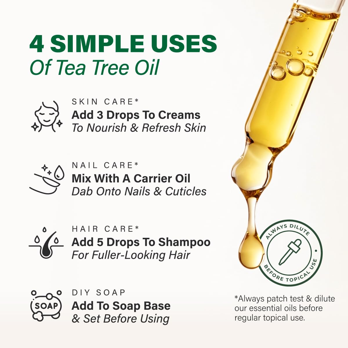 Tea tree oil being used in a diffuser setup