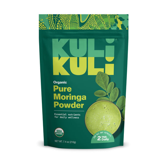 Kuli Kuli Moringa powder packaging