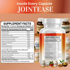 Collagen and Hyaluronic Acid visuals supporting joints