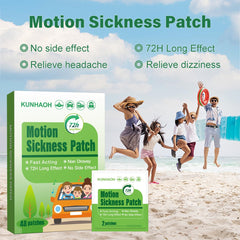 KUNHAOH patch behind-the-ears placement for quick, non-drowsy support.
