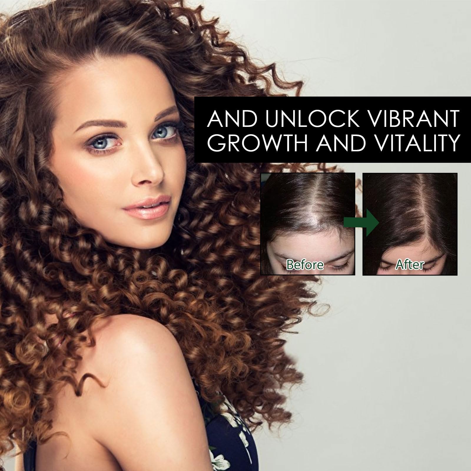 KunMan Hair shine close-up indicates improved manageability and gloss.
