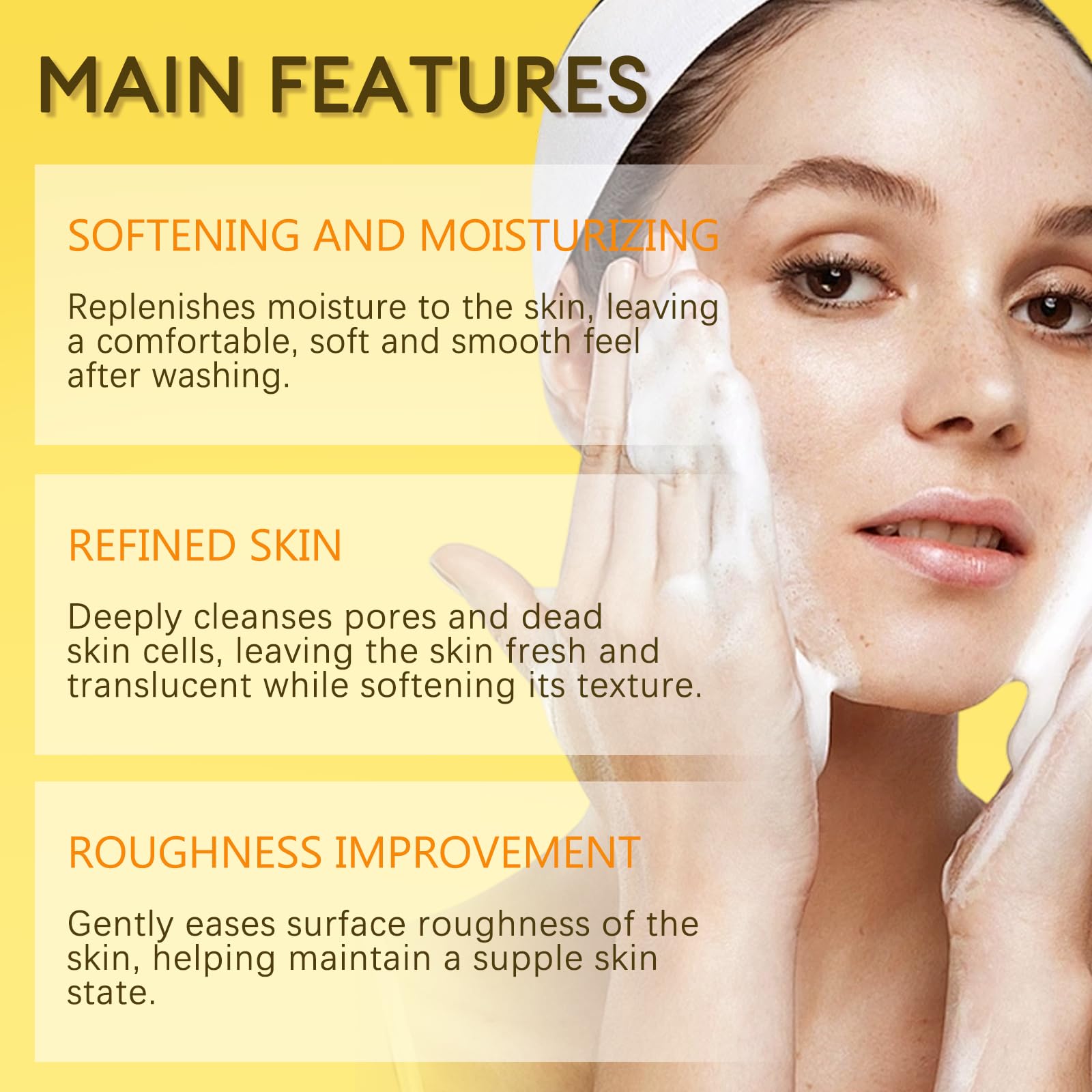 KunMan lemon turmeric honey soap suitable for face and body use