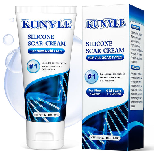 Kunyle Scar Cream tube application for gentle, targeted scar care