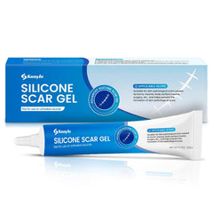 Kunyle silicone scar gel bottle shown as a compact 20g size.