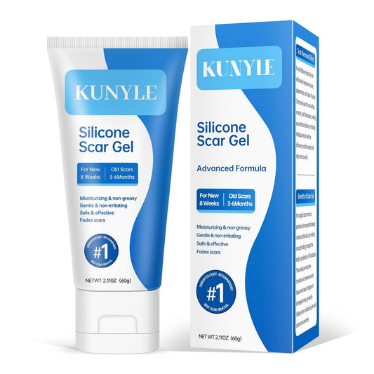 Kunyle silicone scar gel bottle ready for daily scar care