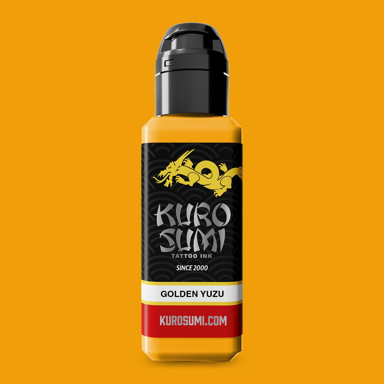 Kuro Sumi Nature's Elements Golden Yuzu vegan ink supports ethical professional use in studios.