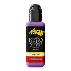 Kuro Sumi Nature's Elements Wisteria ink bottle front showing vibrant pigment