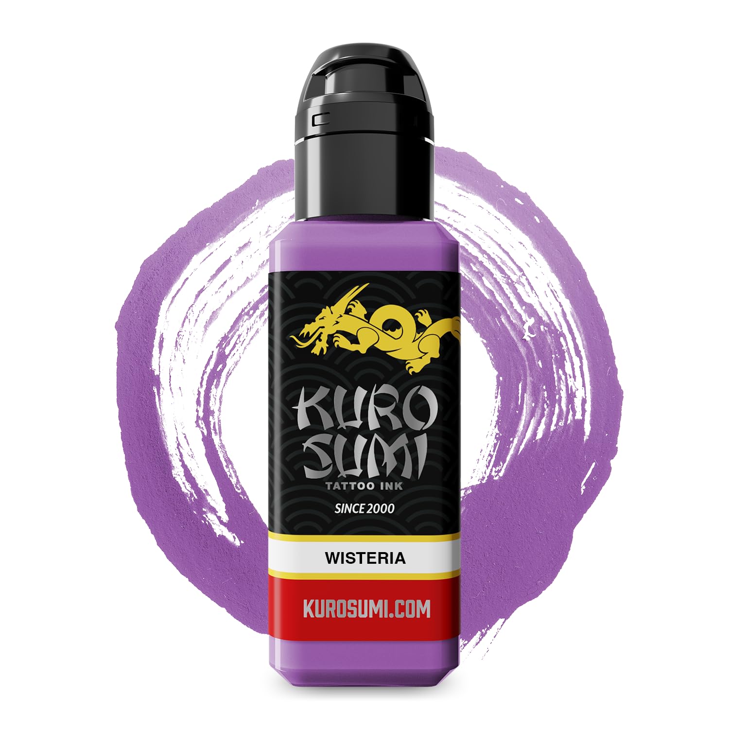 Kuro Sumi Nature's Elements Wisteria ink cap close-up highlighting consistency