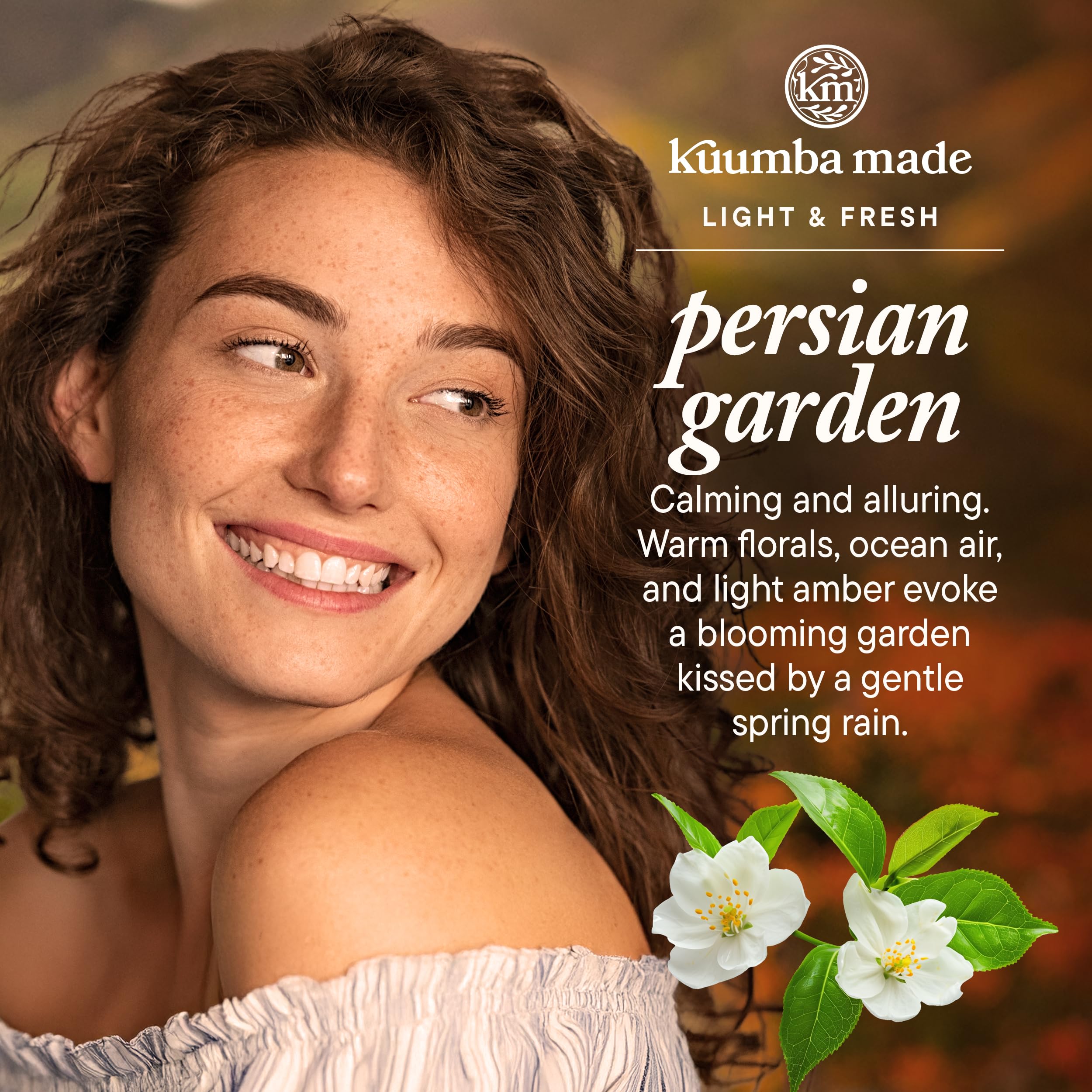 Label detail of Kuumba Made Persian Garden Fragrance Oil