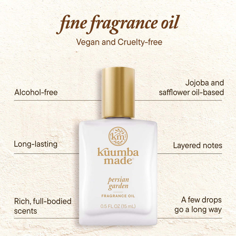 Illustration of oil base used in Kuumba Made fragrances