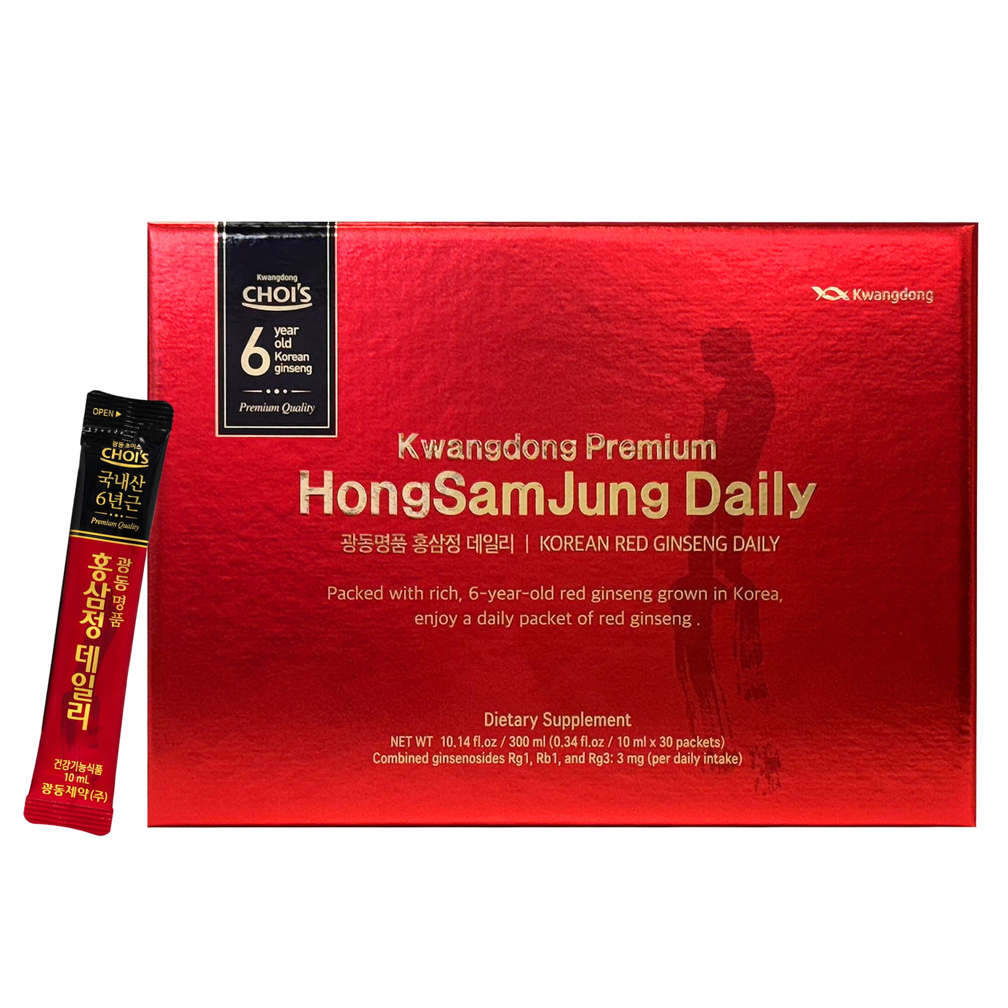 KWANGDONG Red Ginseng Extract – 30 daily packs front view