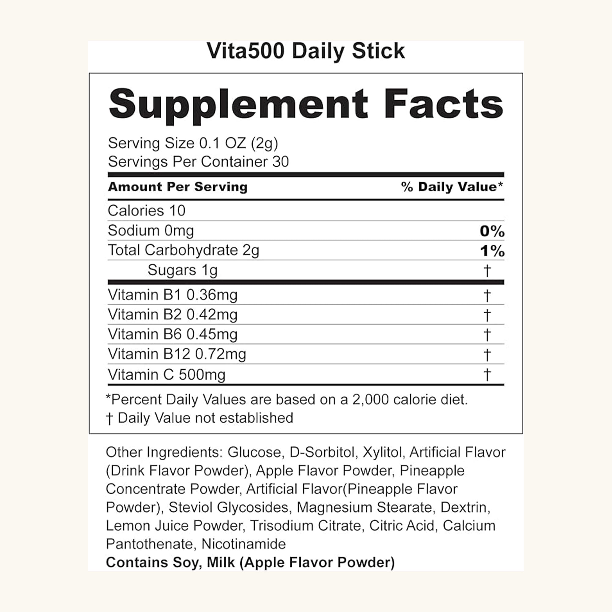 Lifestyle image of Vita500 Daily Stick usage