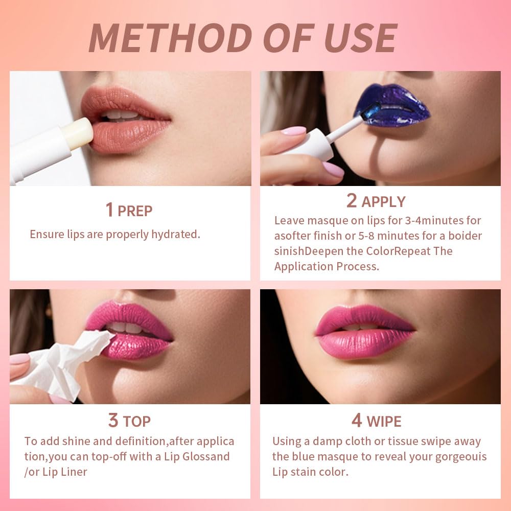 KXmzeG Peel-off process revealing rich color in minutes.