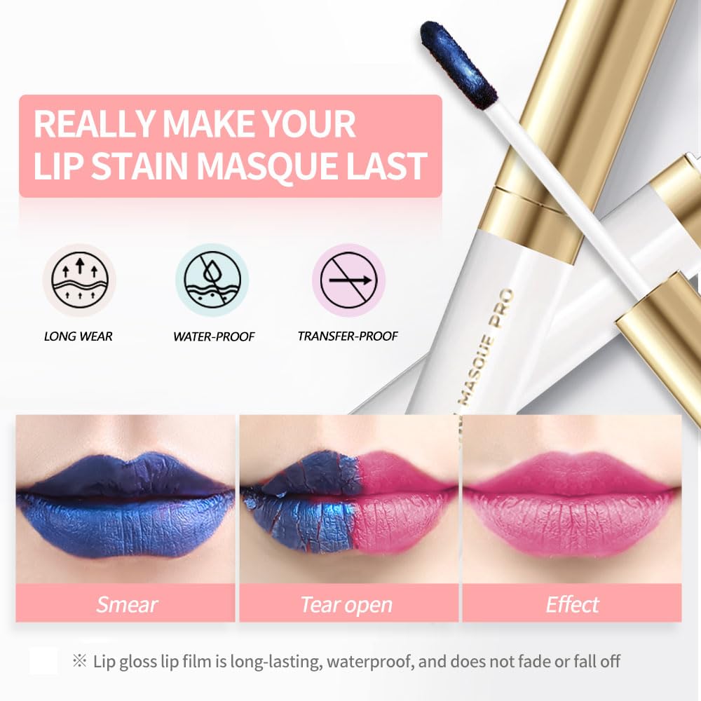 KXmzeG Smudge-proof, transfer-proof lip stain for kiss-proof confidence.