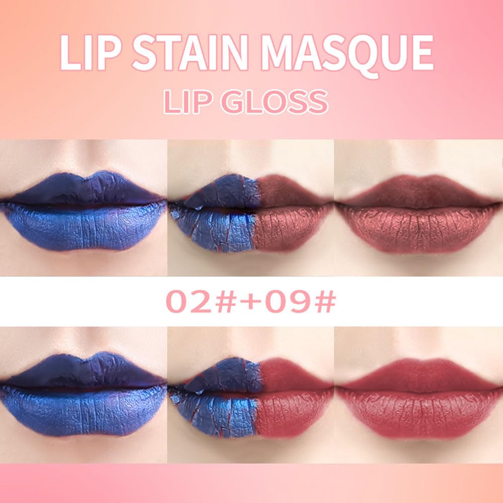 KXmzeG Waterproof and transfer-proof lip stain on lips.