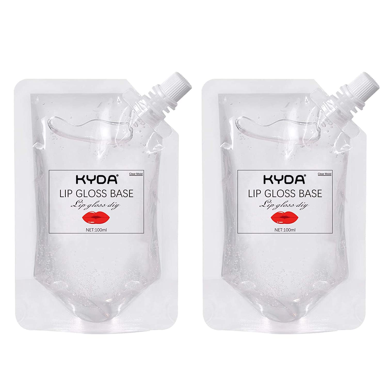 KYDA 200ml lip gloss base packaging front for DIY cosmetics