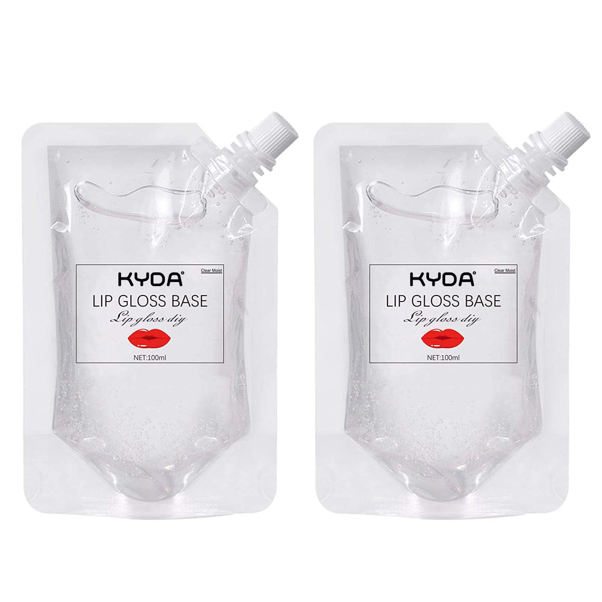 KYDA 200ml lip gloss base packaging front for DIY cosmetics